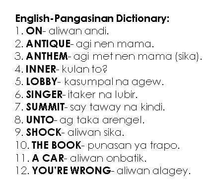 pangalatok to tagalog|pangasinan english dictionary.